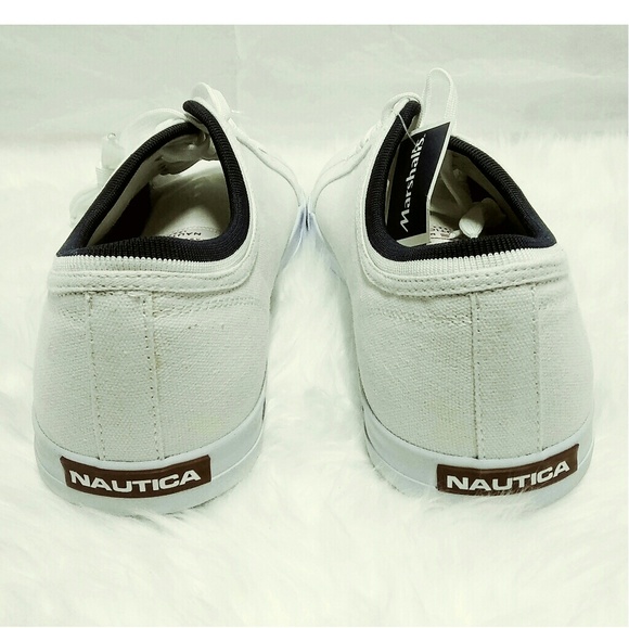 NWT Nautica Hulls 2 J Class White Sneakers - Picture 6 of 8